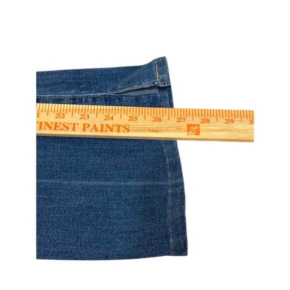 Gap Denim Jeans Girls 18 Blue Mid Rise 70s Flare Everyday Style School Retro - Picture 8 of 9